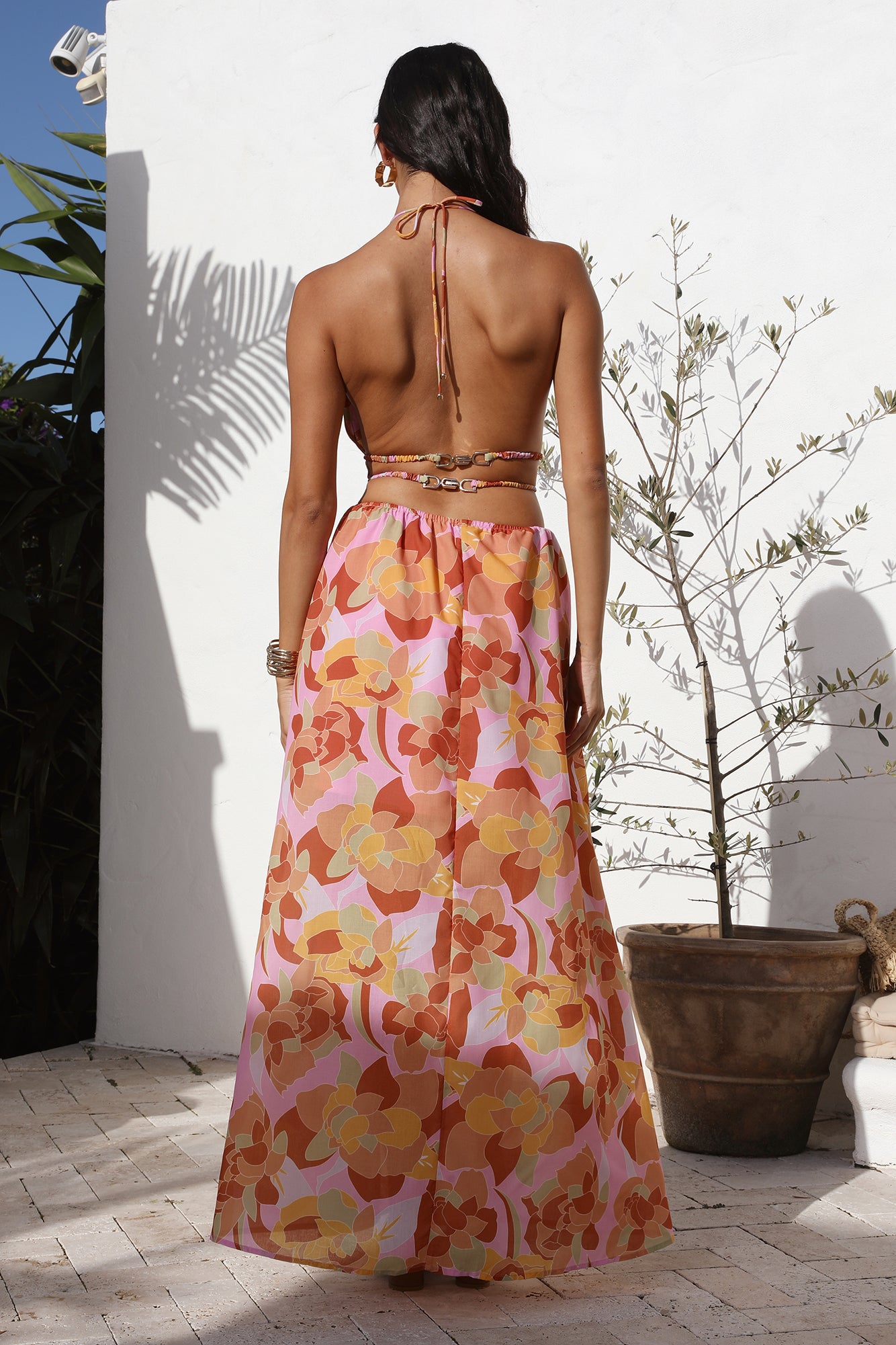 Rosetta Dreams Maxi Dress Pink-Roy Dress