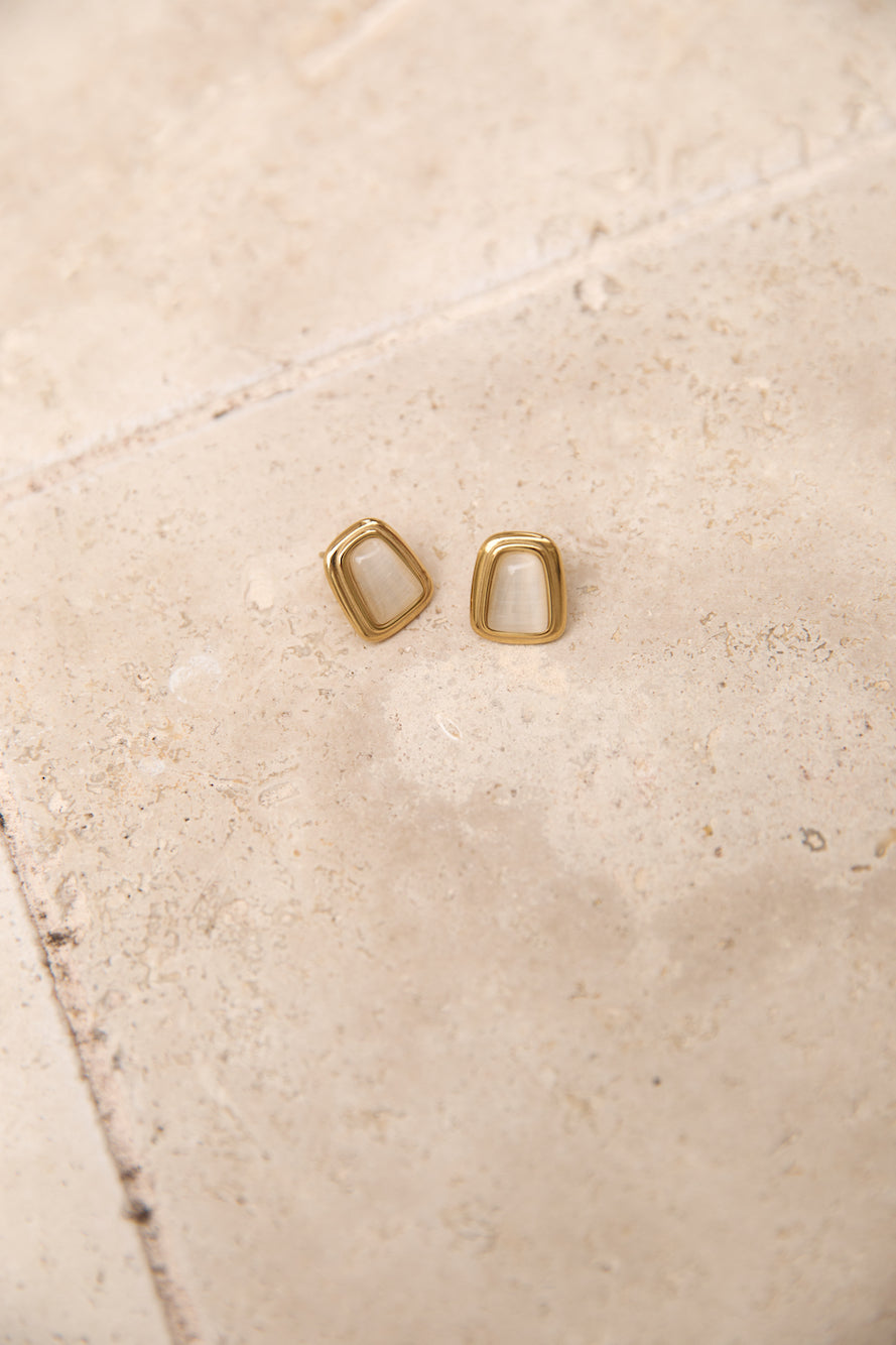 14k Gold Plated Wander Far Earrings Gold-Roy Dress