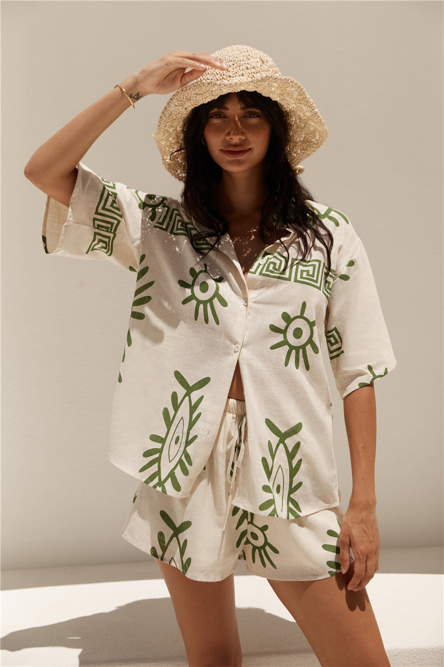 Passing Mangroves Set Green-Roy Dress