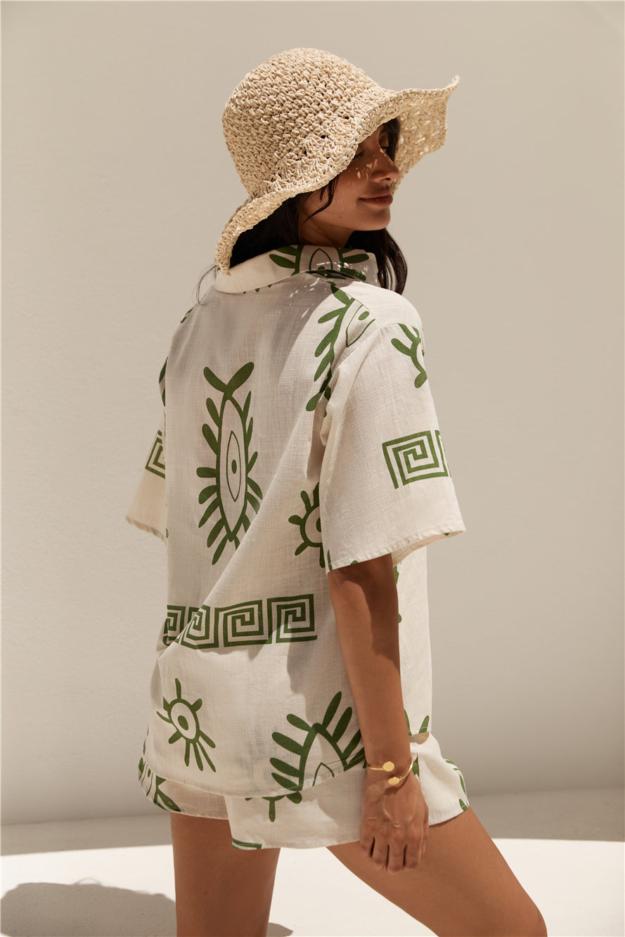 Passing Mangroves Set Green-Roy Dress