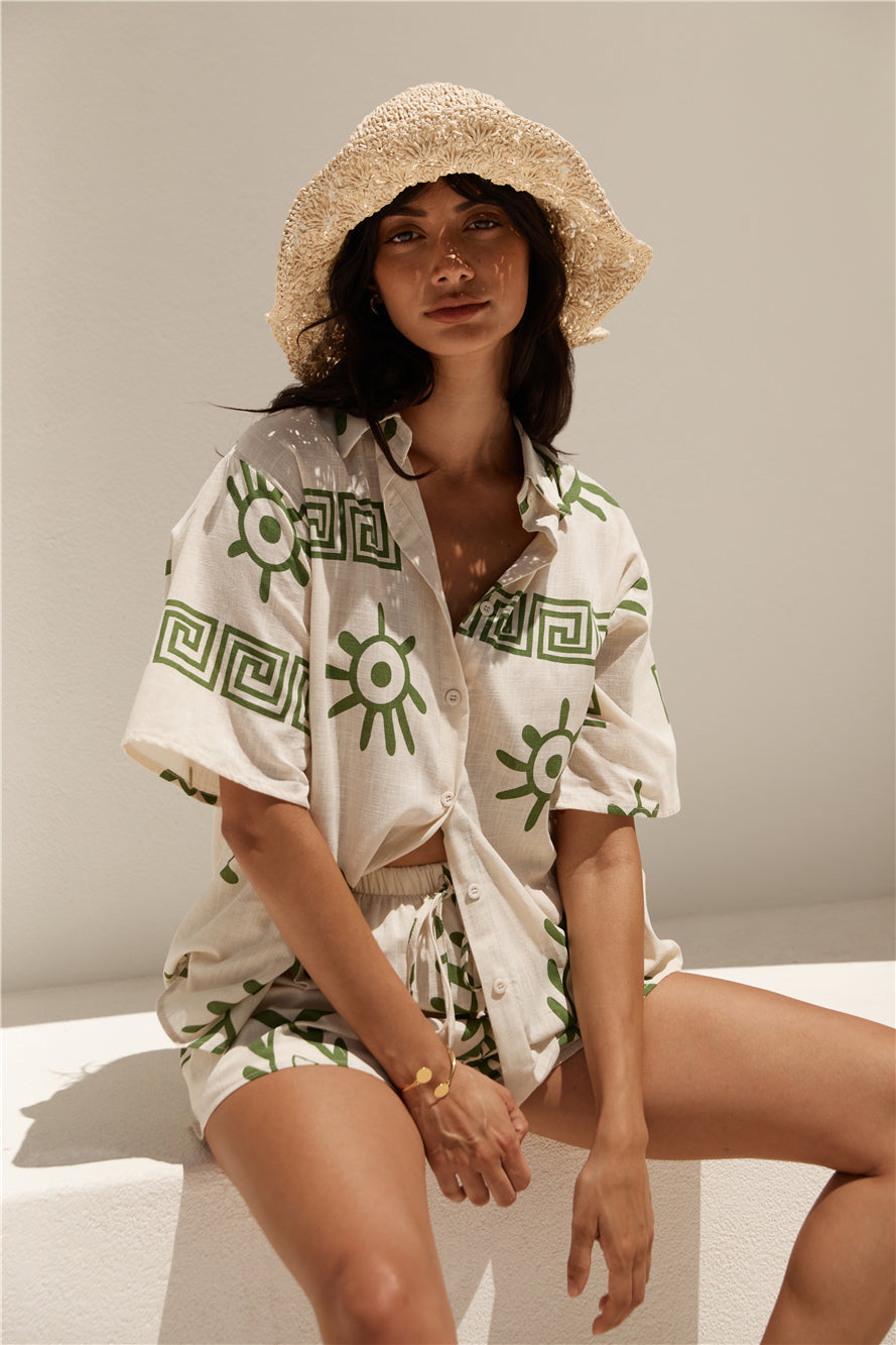 Passing Mangroves Set Green-Roy Dress