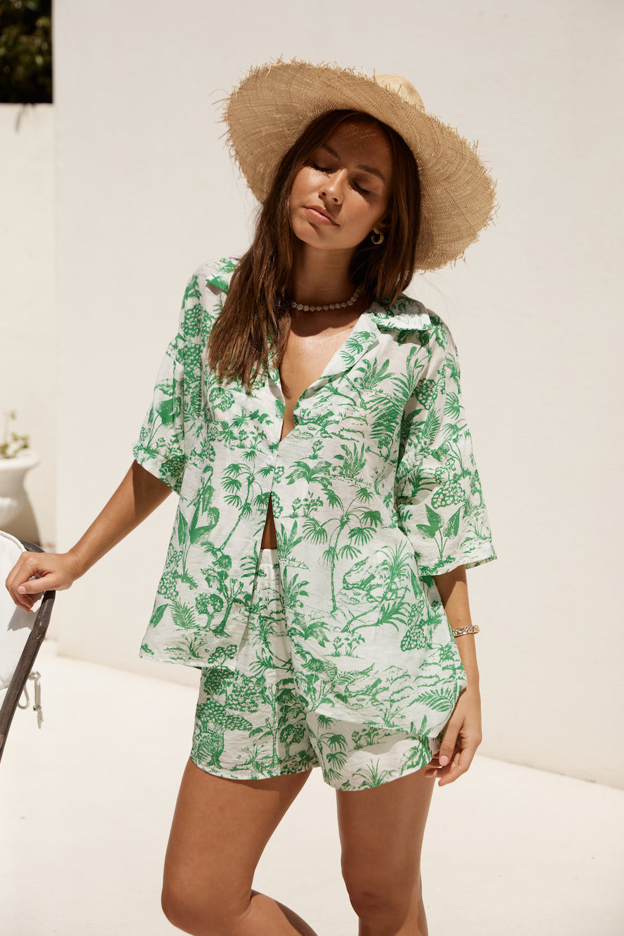 Dreamy Voyager Set Green-Roy Dress