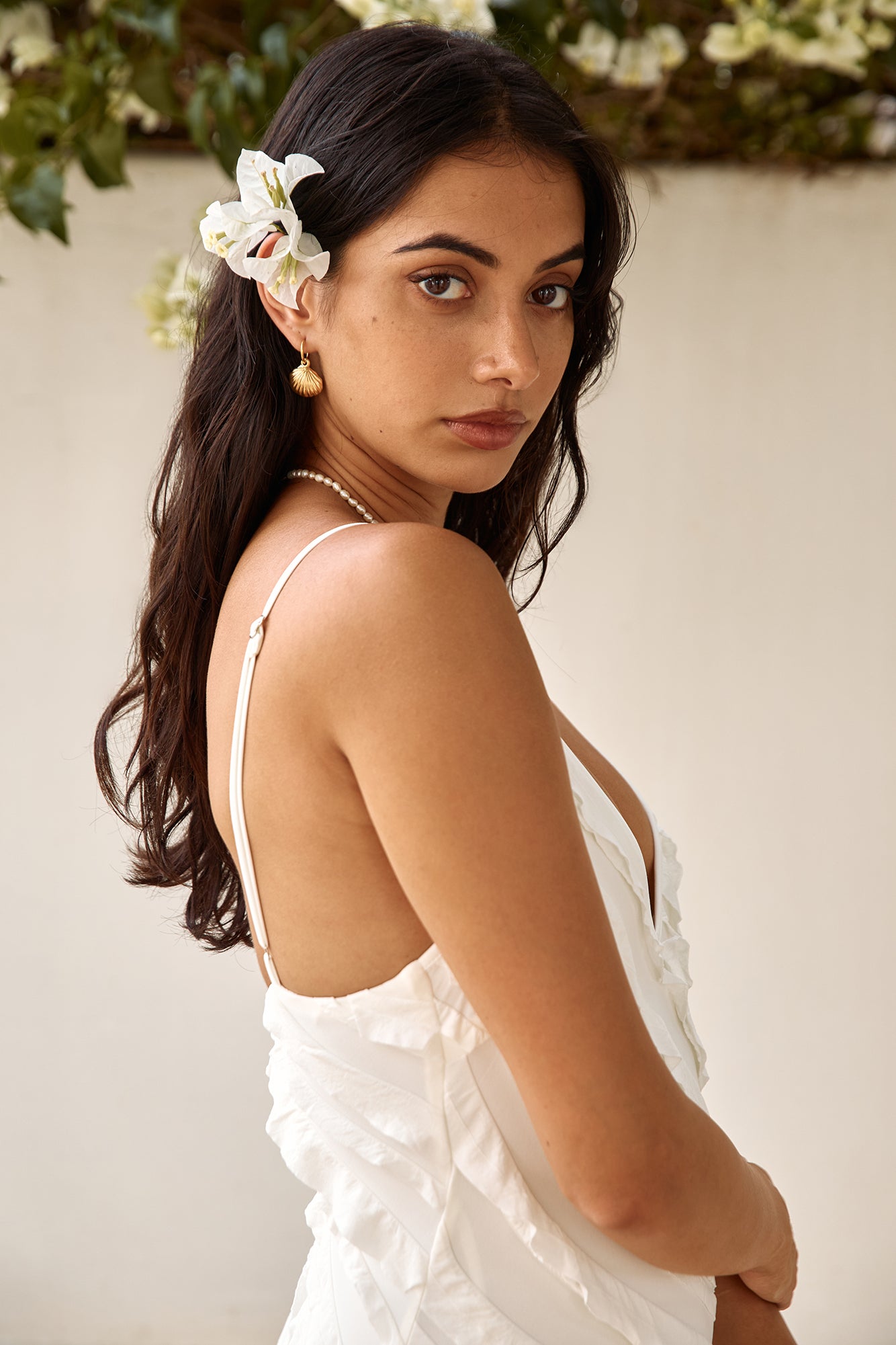 18k Gold Plated Shore Discovery Earrings Gold-Roy Dress