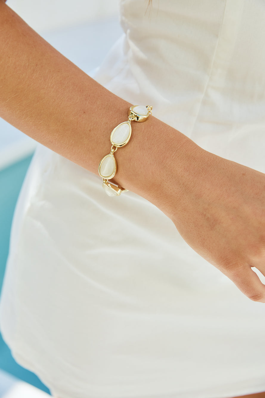 18k Gold Plated Opulence Bracelet Gold-Roy Dress