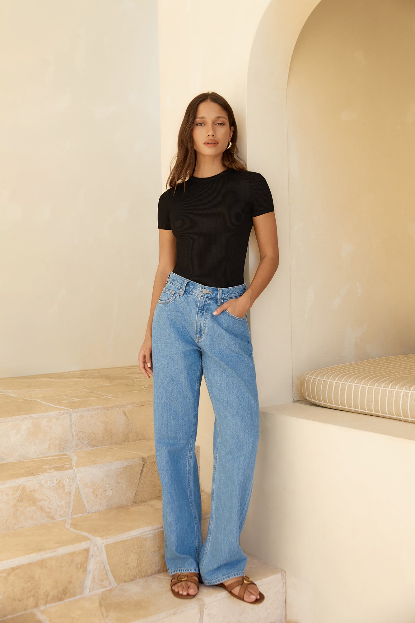 Rewrite The Rules Knit T-Shirt Black-Roy Dress