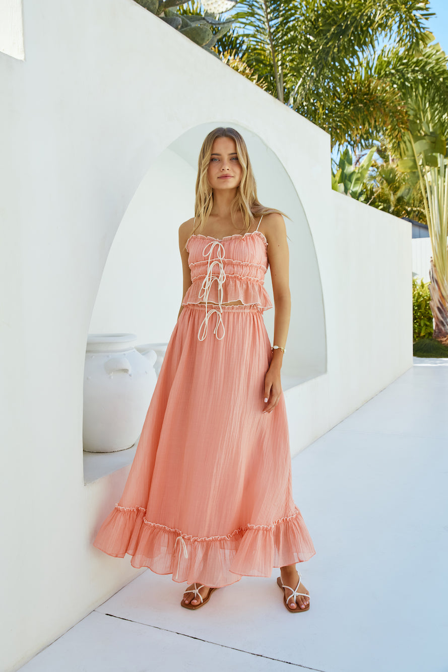 Right Direction Set Orange-Roy Dress