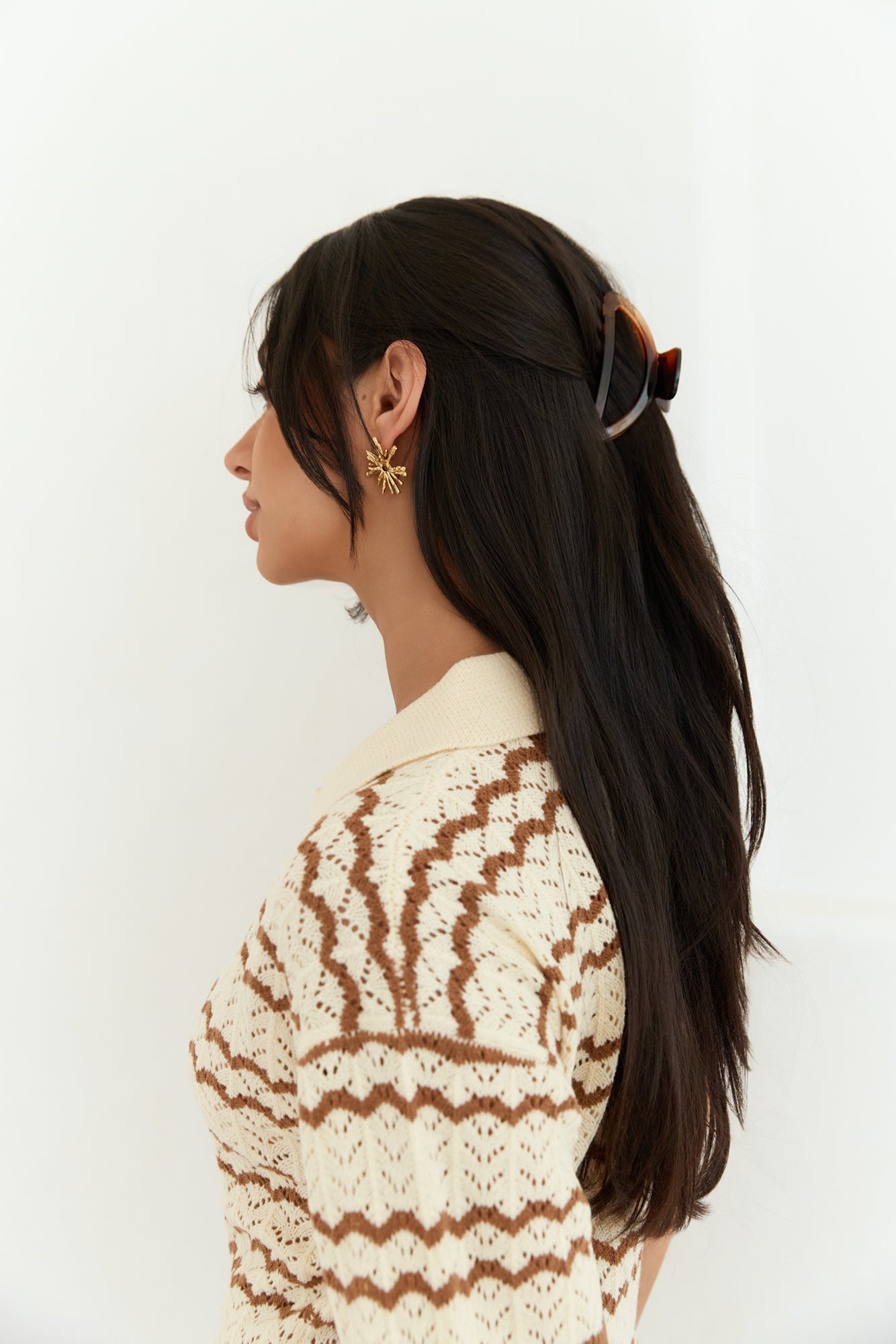 Cobble Stone Knit Maxi Dress Cream-Roy Dress