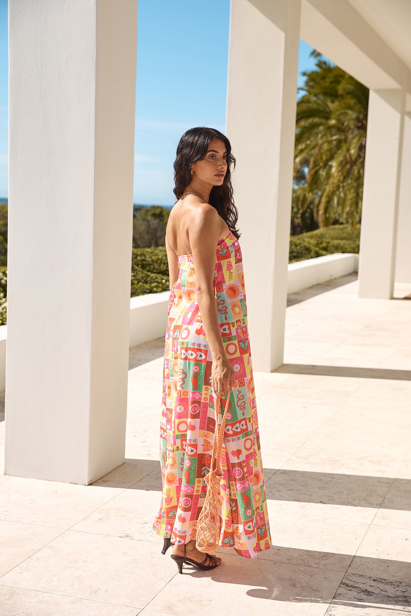 Spellcaster Strapless Maxi Dress Multi-Roy Dress