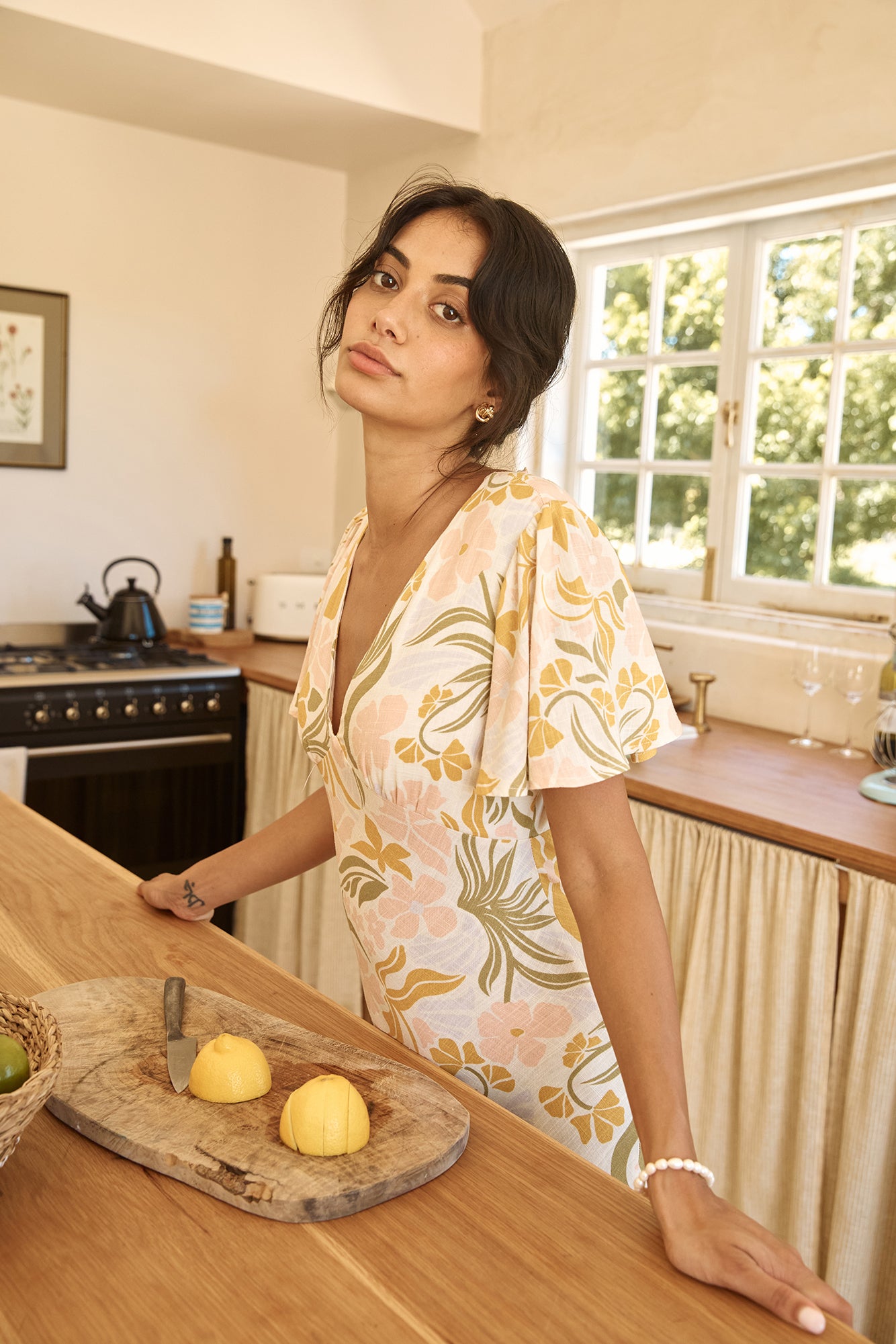 Lights On Midi Dress Multi-Roy Dress