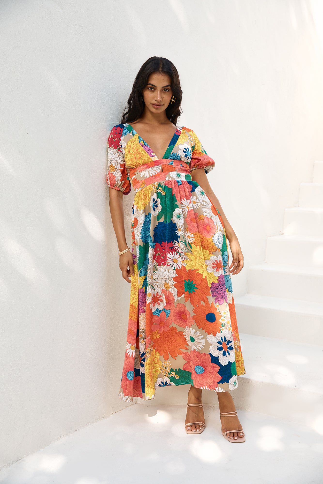 Garden Wedding Maxi Dress Multi-Roy Dress