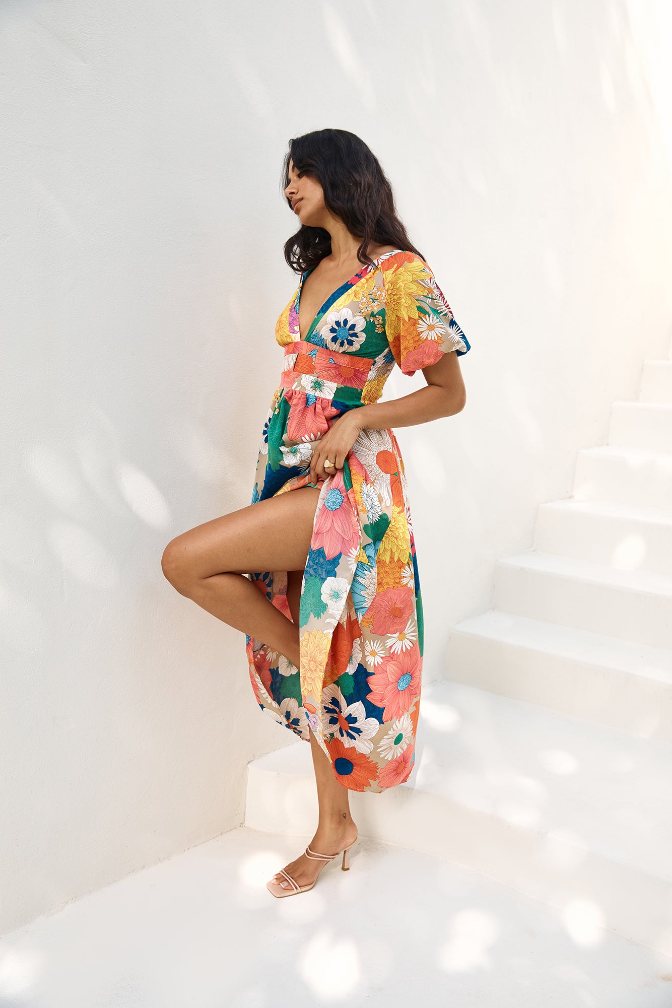 Garden Wedding Maxi Dress Multi-Roy Dress