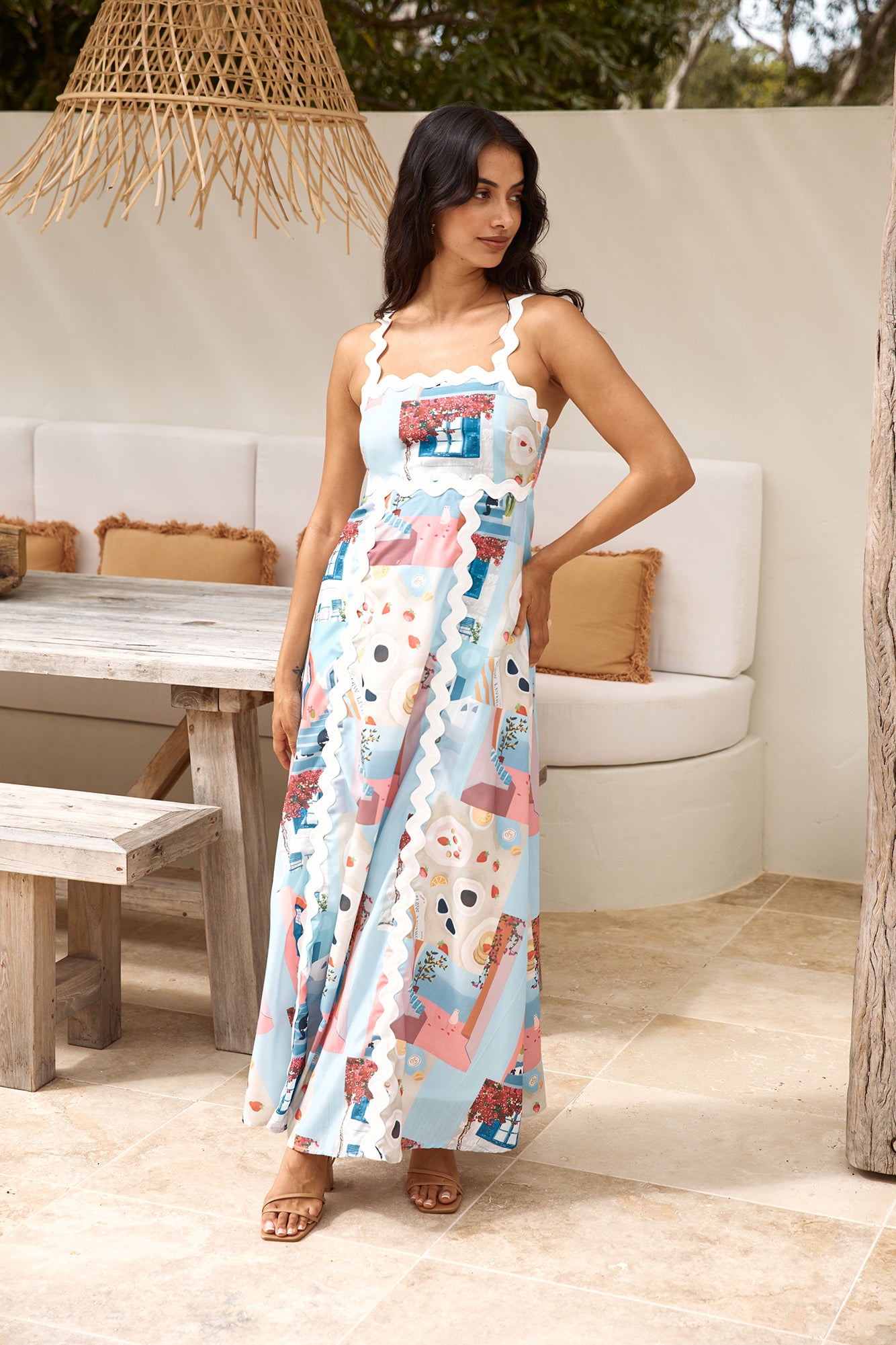 New In Town Maxi Dress Multi-Roy Dress