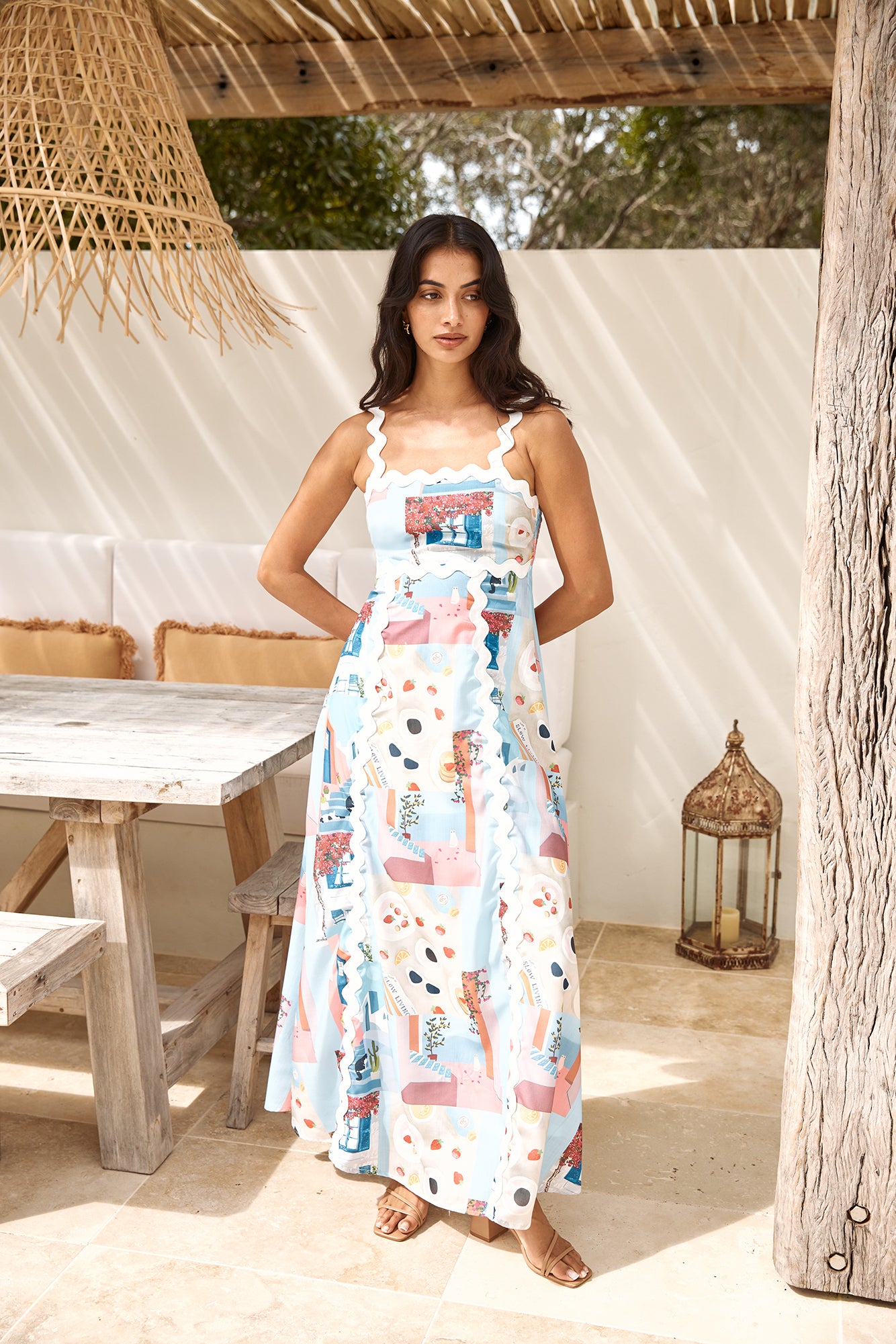 New In Town Maxi Dress Multi-Roy Dress
