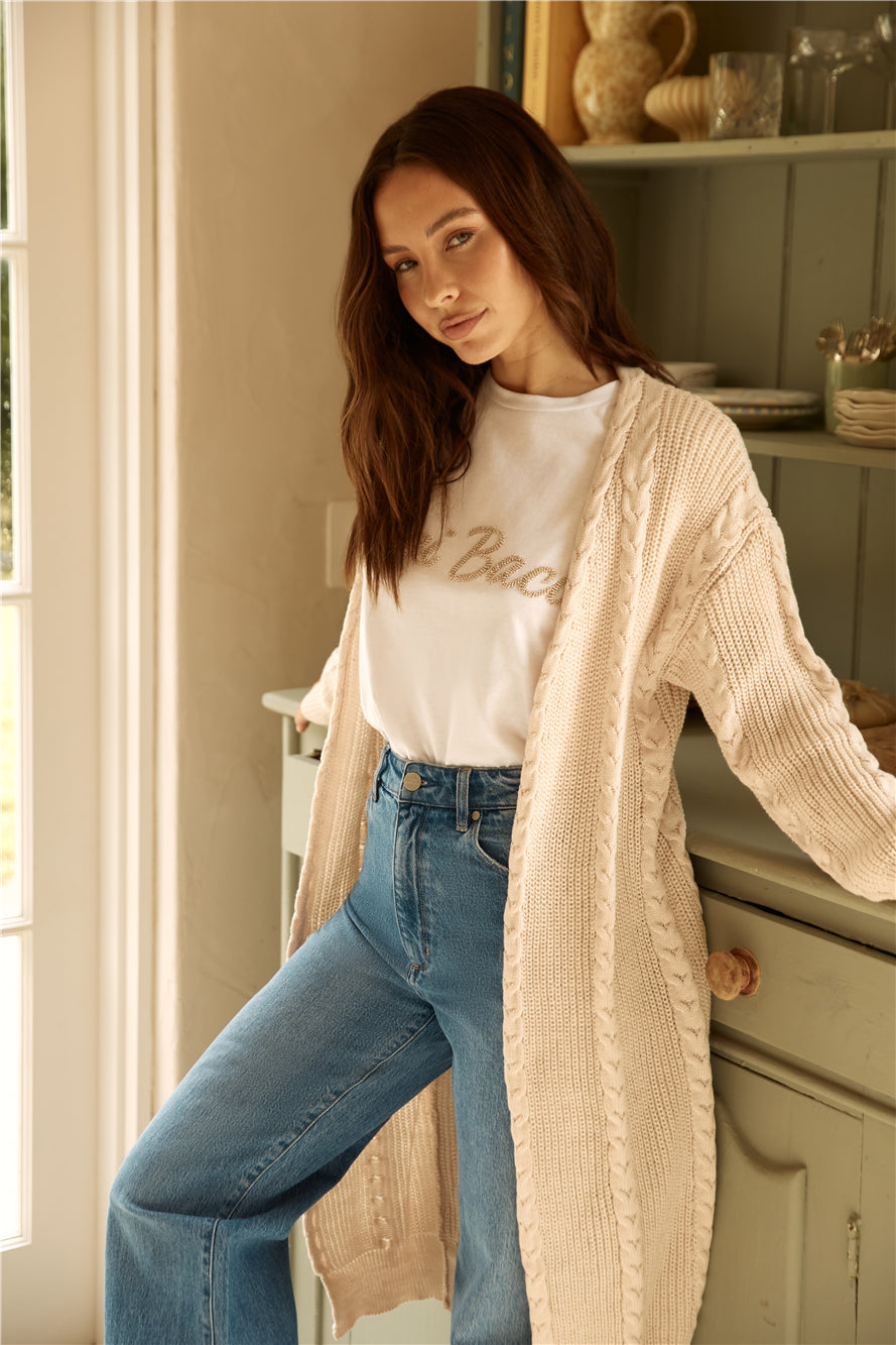 All I Needed Cardigan Cream-Roy Dress