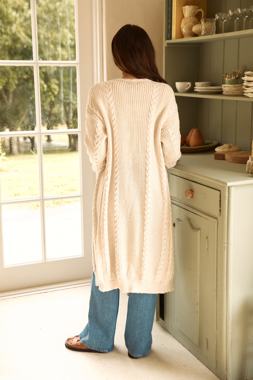 All I Needed Cardigan Cream-Roy Dress