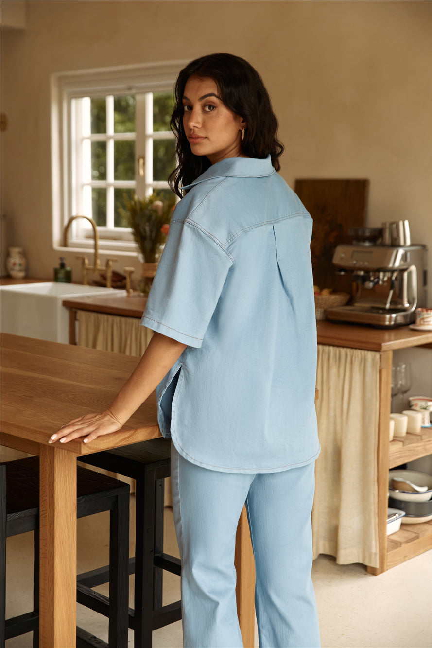 Around Town Set Blue-Roy Dress