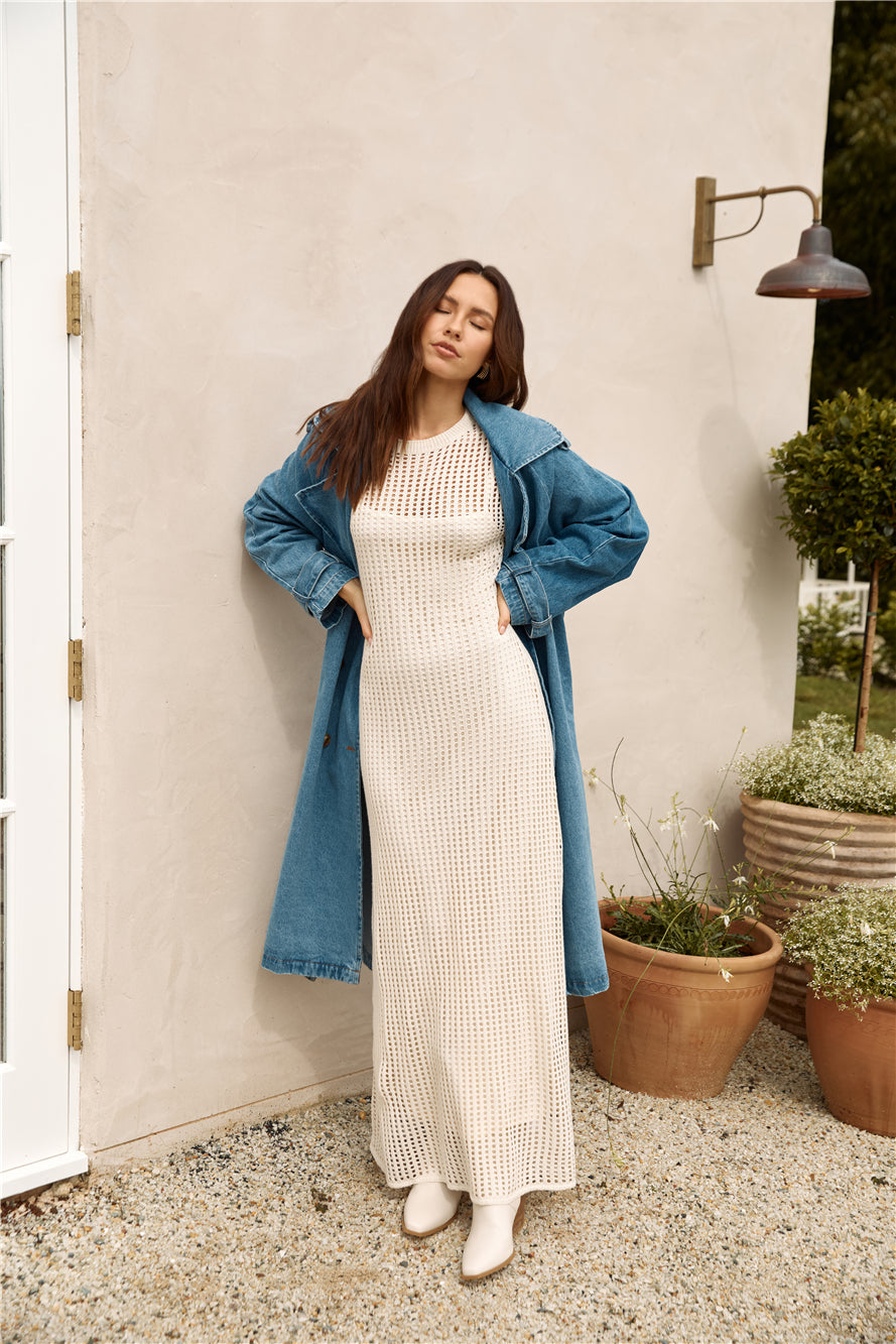 Tell The World Jacket Denim-Roy Dress