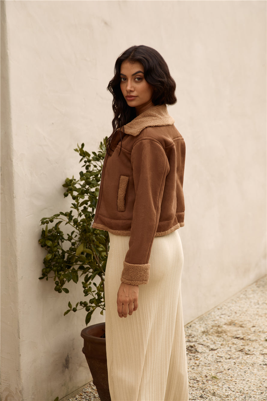 Cloud Chaser Jacket Brown-Roy Dress