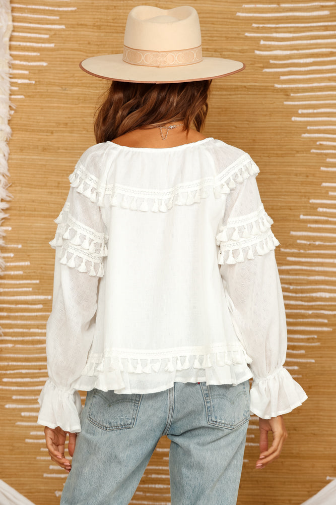 Avoca Top White-Roy Dress