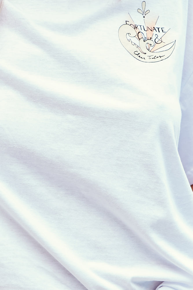 Wave Charity Tee-Roy Dress