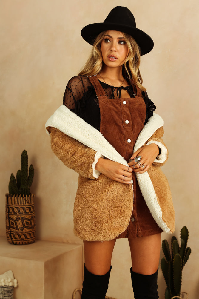 Ides Of March Cardigan Camel-Roy Dress