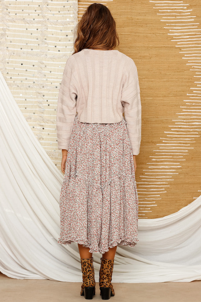 Banksia Crop Knit Beige-Roy Dress