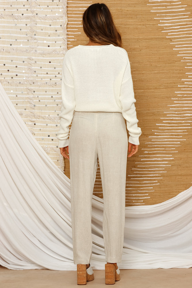 Vintage Vinyl Pants Natural-Roy Dress