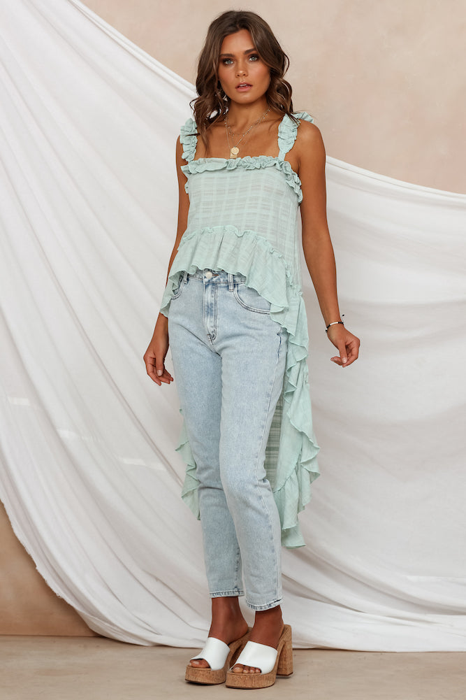 San Mateo Cami Sage-Roy Dress