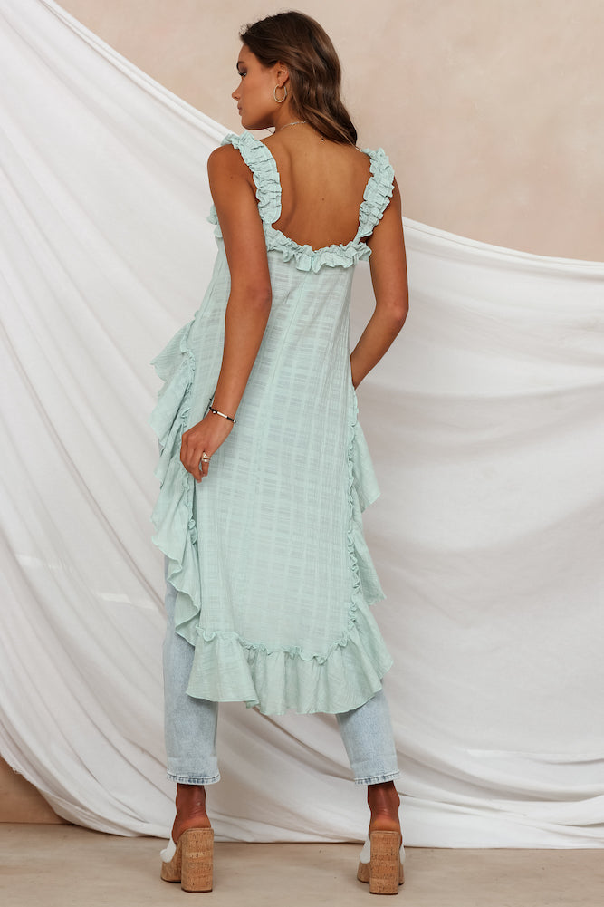 San Mateo Cami Sage-Roy Dress