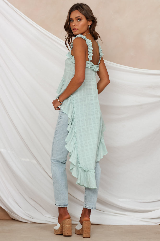 San Mateo Cami Sage-Roy Dress