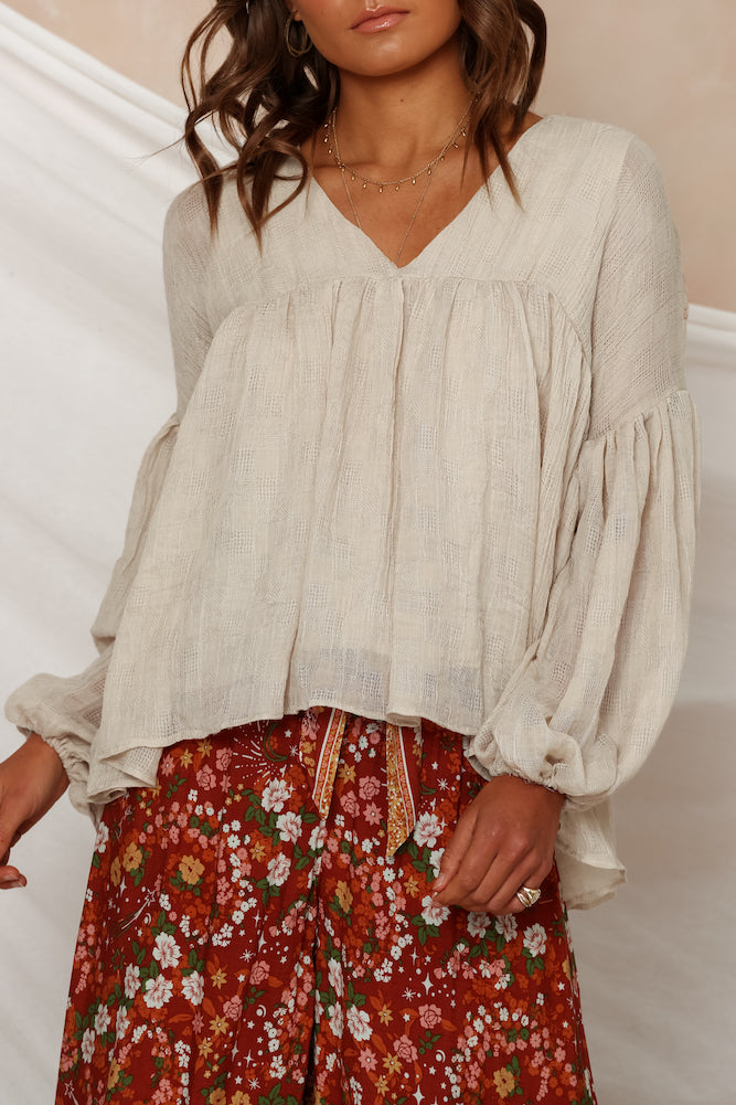 Ashmount Top Beige-Roy Dress