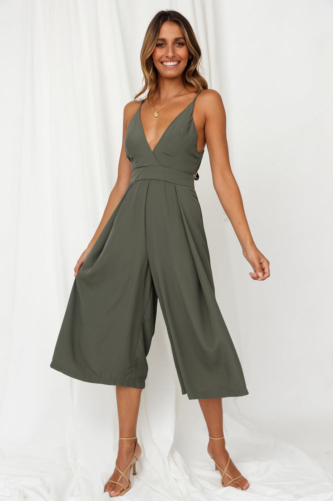 Be Someone Jumpsuit Khaki-Roy Dress