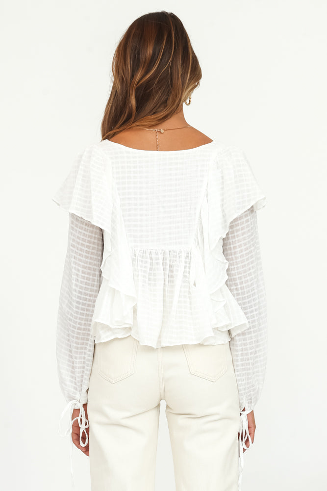 Anouk Crop Top White-Roy Dress