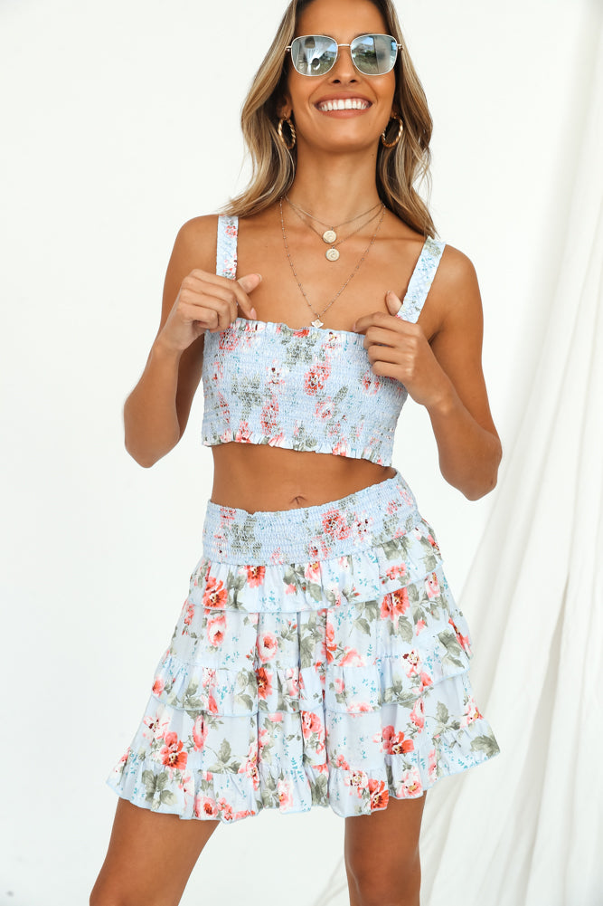 JAASE Artie Mini Skirt Blue-Roy Dress