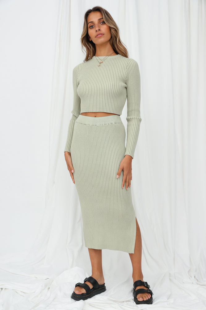 Barbuda Knit Sage-Roy Dress