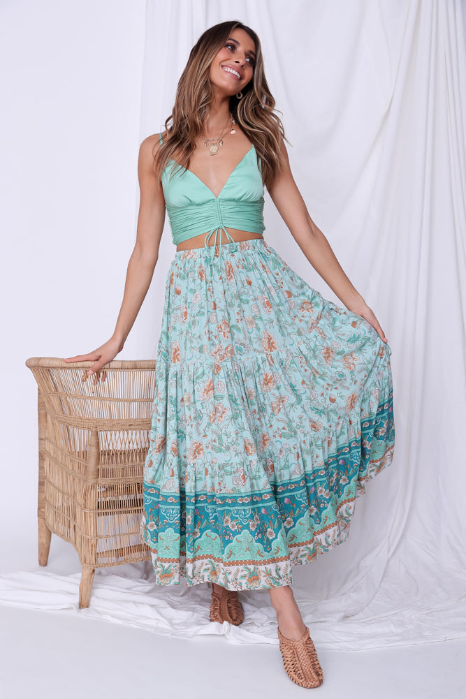 Kore Maxi Skirt Aqua-Roy Dress