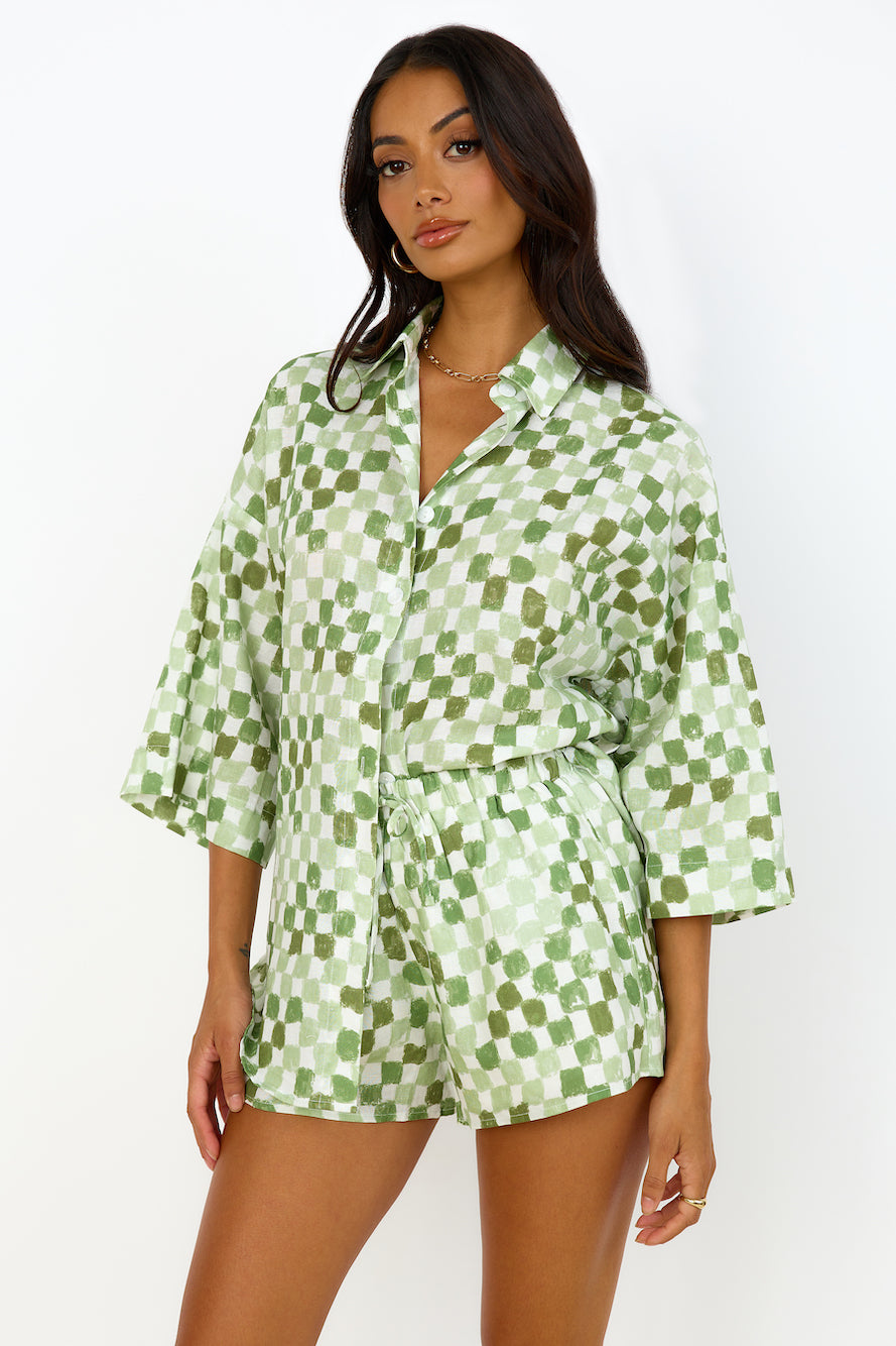 CHARLIE HOLIDAY Harlow Shirt Checkerboard-Roy Dress