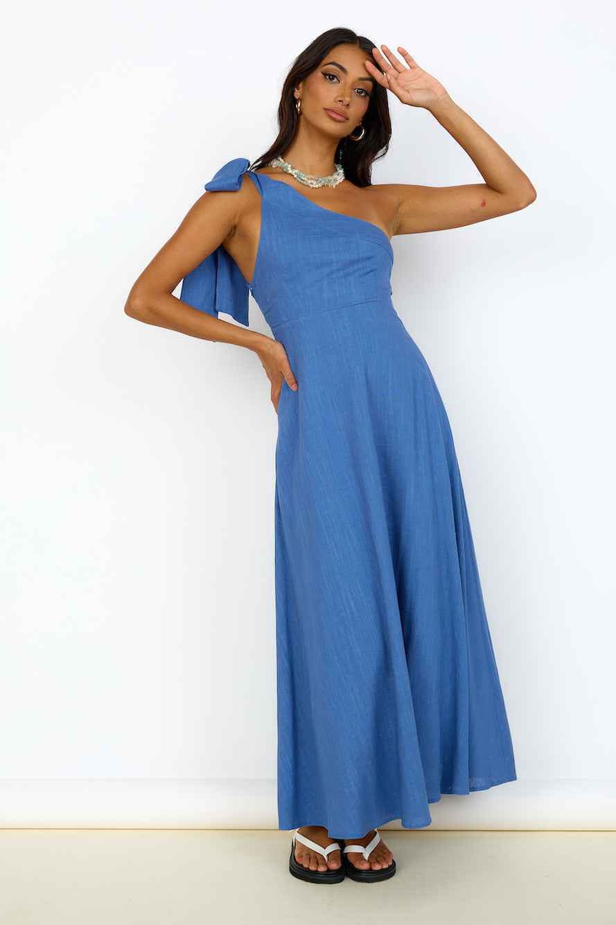 Fantasy Of Mine Maxi Dress Blue-Roy Dress