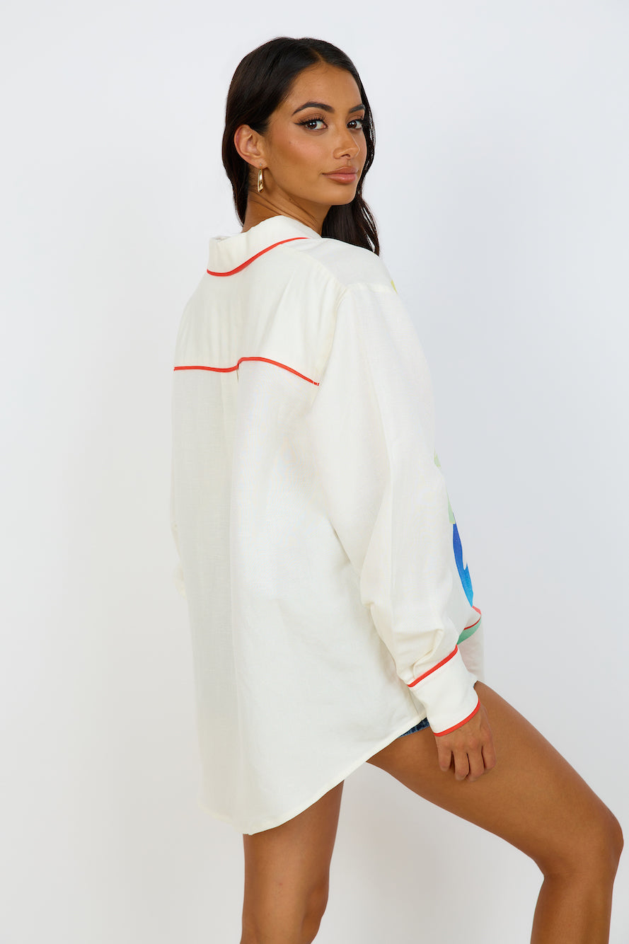 C/MEO COLLECTIVE  HYPERREAL SHIRT ABSTRACTION PRINT-Roy Dress