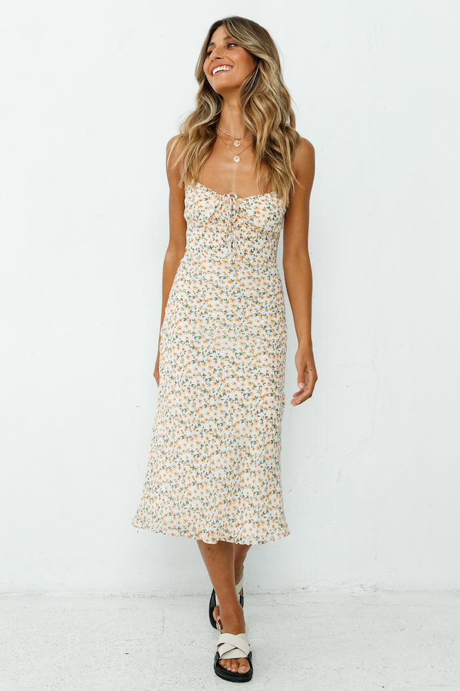 Thinking About You Midi Dress-Roy Dress
