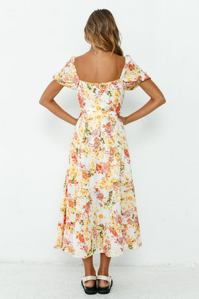 Neverending Sunshine Midi Dress-Roy Dress
