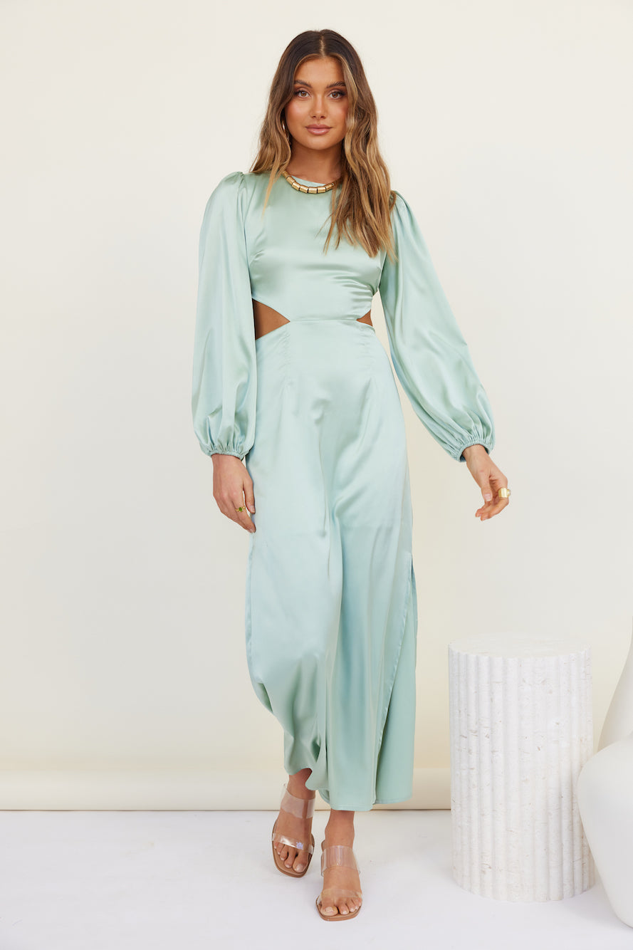 Under The Shade Maxi Dress Sage-Roy Dress