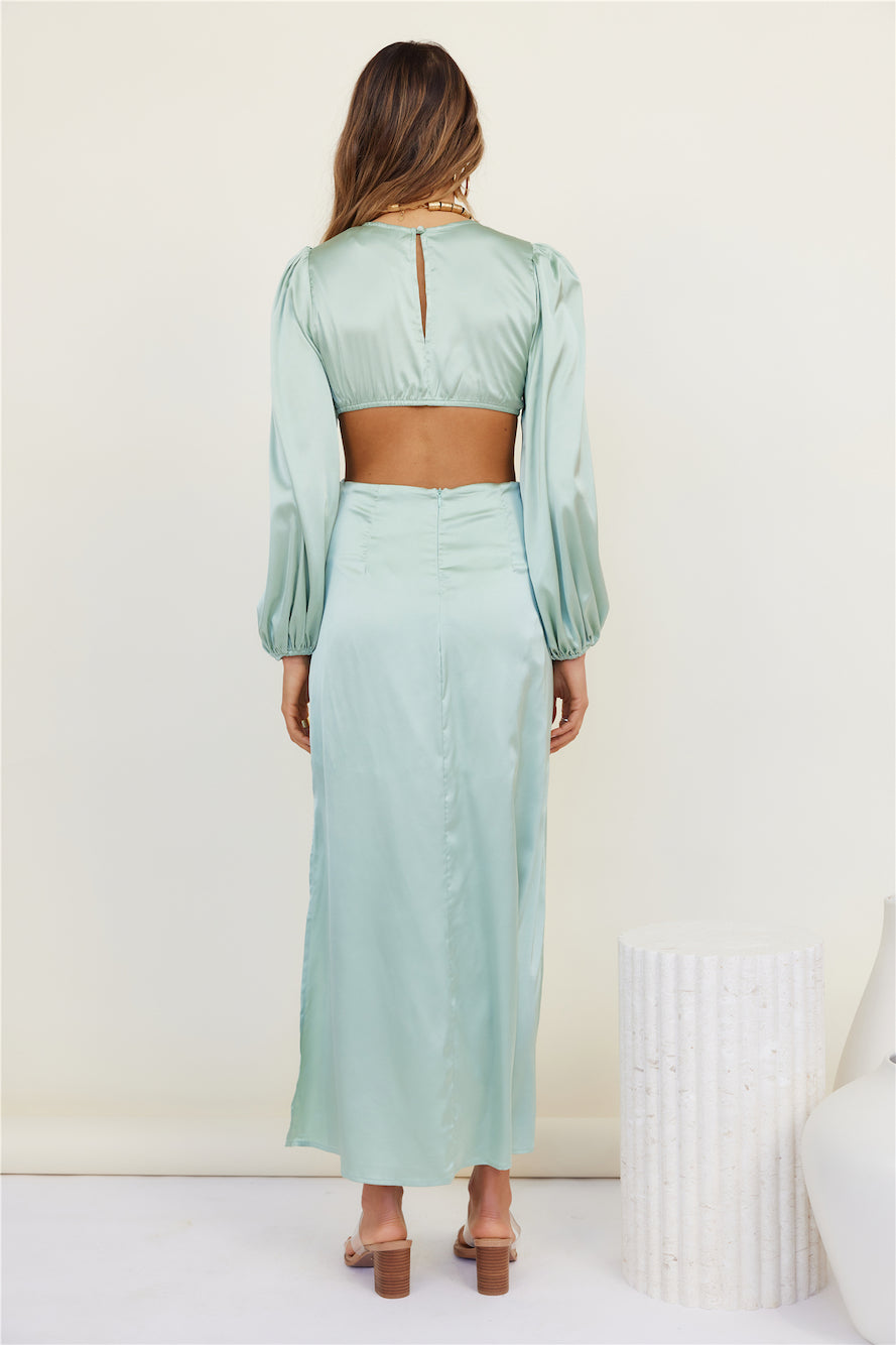 Under The Shade Maxi Dress Sage-Roy Dress