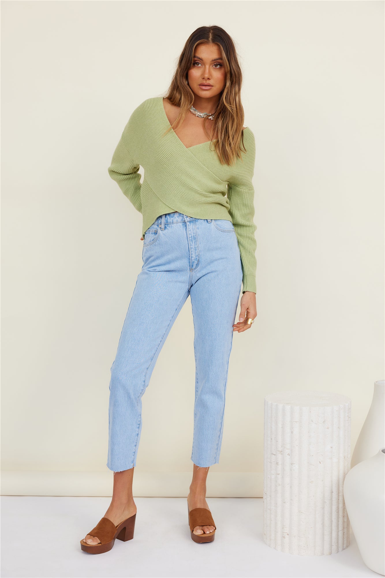 ABRAND A94 High Slim Jean Walk Away-Roy Dress