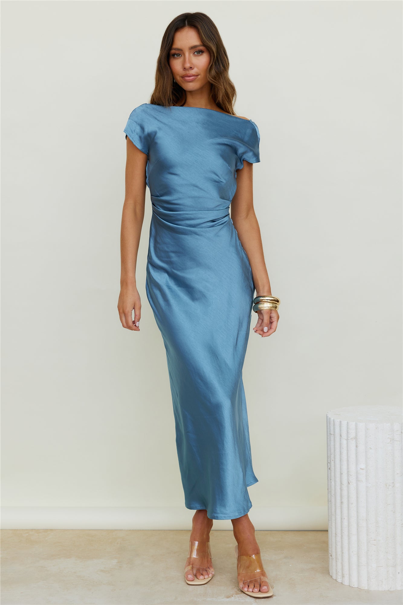 Siren Melody Maxi Dress Blue-Roy Dress