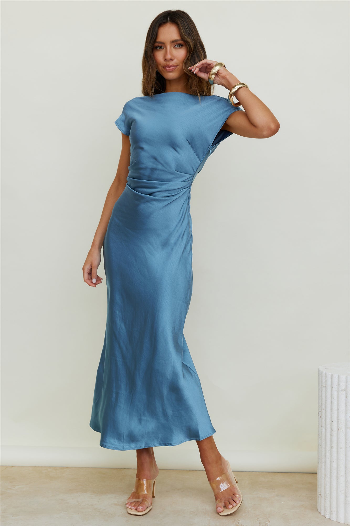 Siren Melody Maxi Dress Blue-Roy Dress