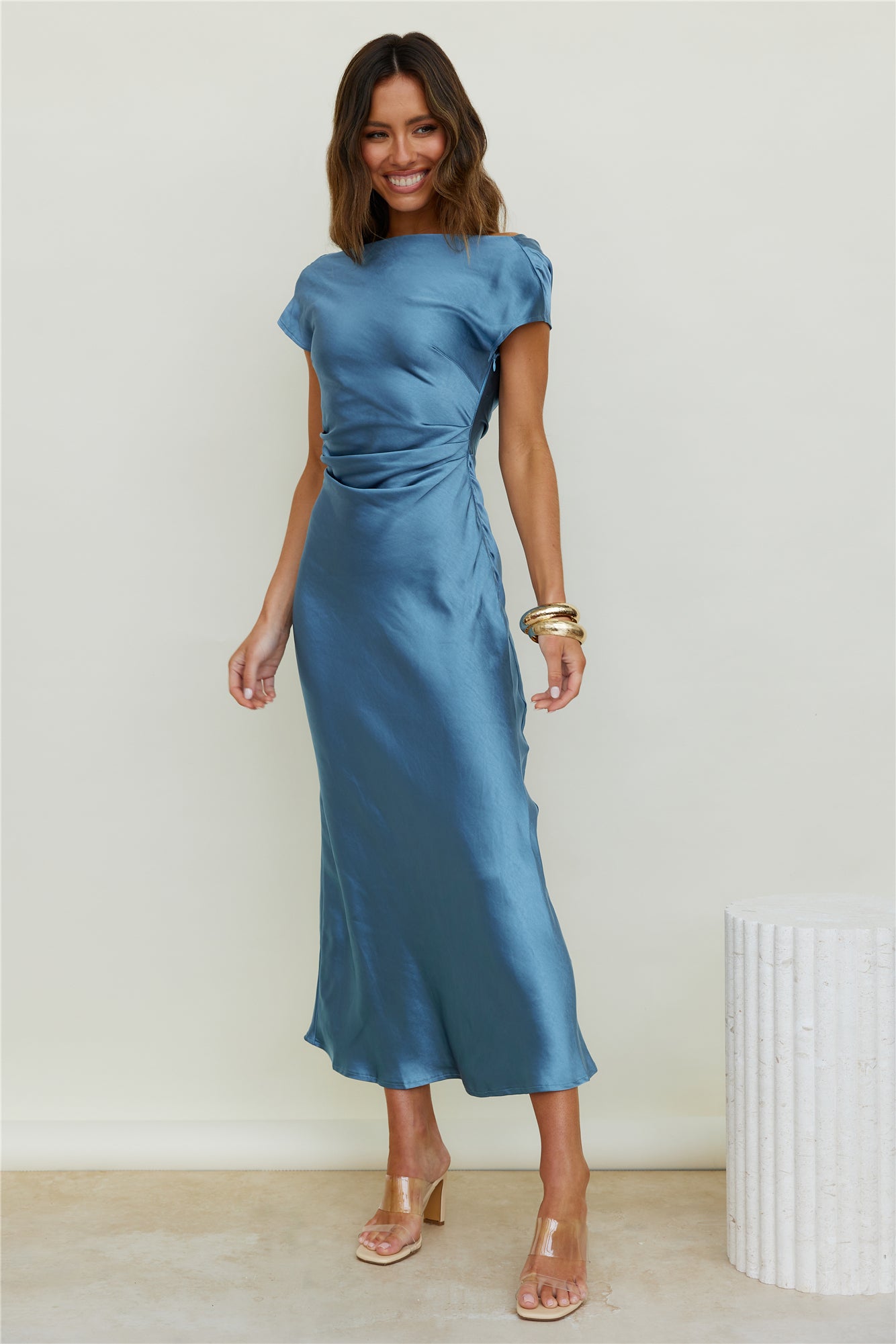 Siren Melody Maxi Dress Blue-Roy Dress
