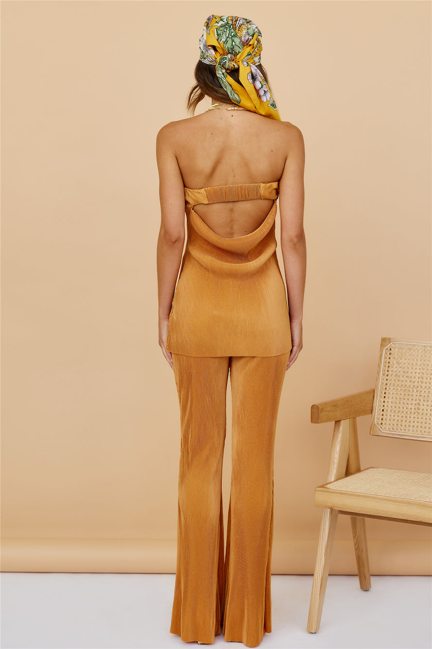 Clear Reason Pants Orange-Roy Dress