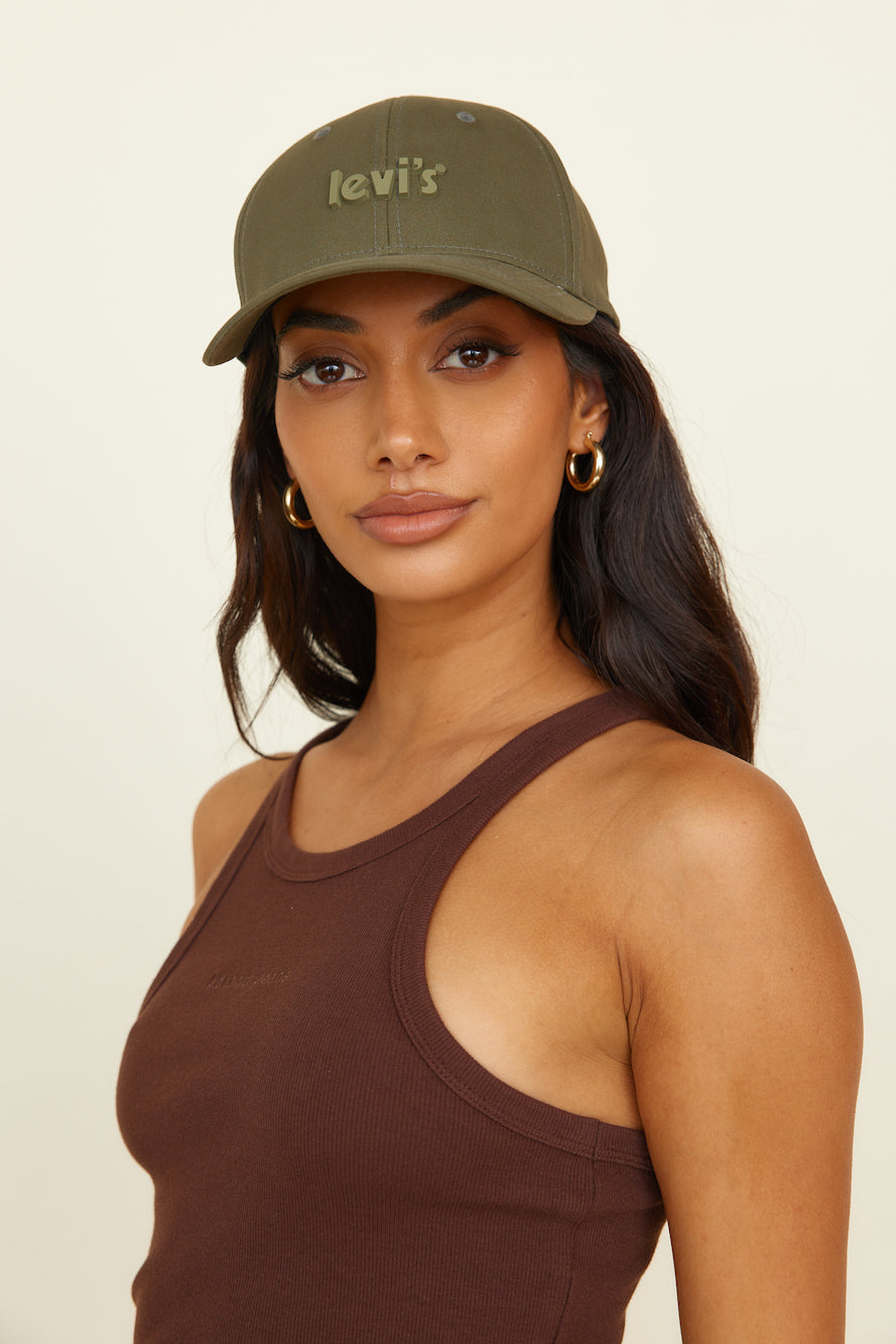 LEVI'S Flex Fit Cap Army Green-Roy Dress