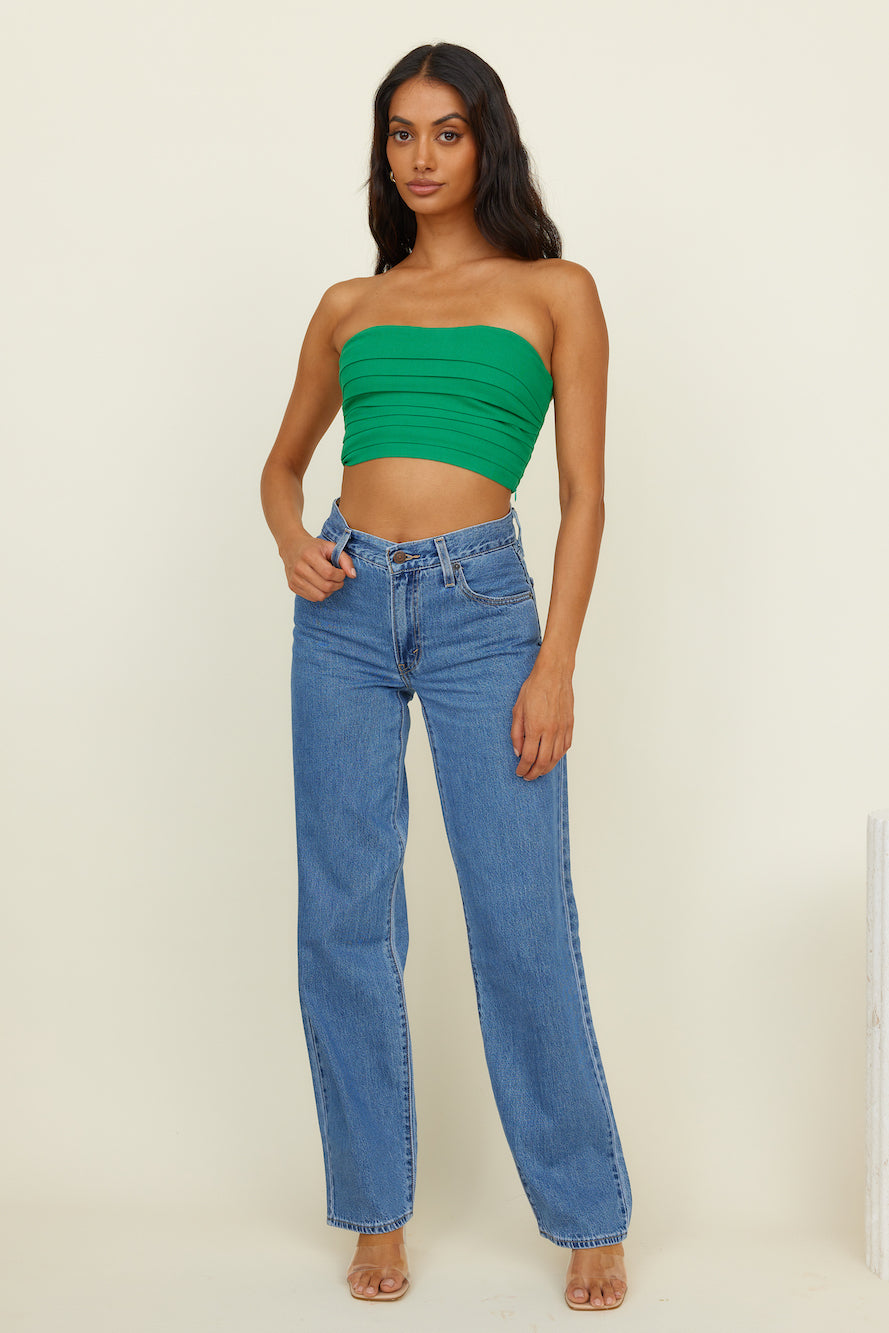 All Along Crop Top Green-Roy Dress